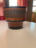 Vintage bloempot keramiek, Rond, Binnen, Ophalen of Verzenden, Zo goed als nieuw