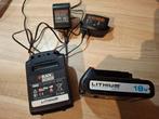 Black & Decker 2 accu's 18V met lader, Ophalen of Verzenden, Zo goed als nieuw, Boormachine