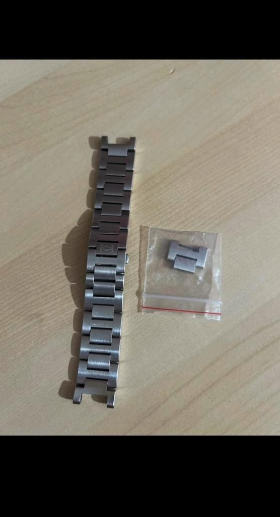Prachtige stalen armband voor Cartier Pasha Seatimer horloge, Handtassen en Accessoires, Horloges | Heren, Zo goed als nieuw, Polshorloge