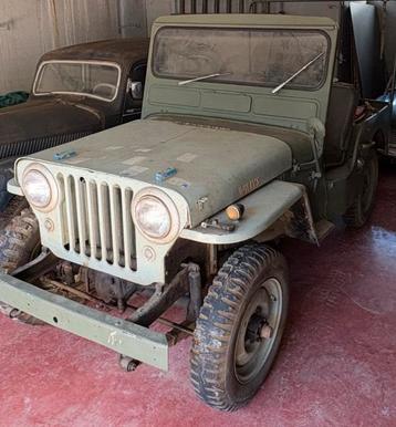 Willy’s Jeep CJ-3A 1950 & aanhangwagen beschikbaar voor biedingen