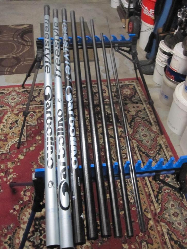 Garbolino canne au coup Freestyle, Watersport en Boten, Hengelsport | Algemeen, Gebruikt, Complete hengel, Ophalen