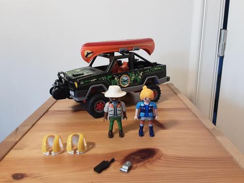 PLaymobil pick-up en kano - compleet, Kinderen en Baby's, Speelgoed | Playmobil, Zo goed als nieuw, Complete set, Ophalen of Verzenden