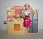 Barbie et sa cuisine, Enfants & Bébés, Jouets | Poupées, Utilisé, Enlèvement ou Envoi, Barbie
