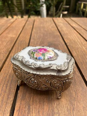 Boîte à bijoux ancienne - vintage, Bijoux, Sacs & Beauté, Enlèvement ou Envoi