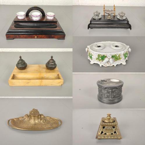 Diverse inktstellen, Antiek en Kunst, Antiek | Kantoor en Zakelijk, Ophalen of Verzenden