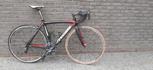 Te koop racefiets carbon merk moozes maat medium, Fietsen en Brommers, Fietsen | Racefietsen, Zo goed als nieuw, Carbon, Ophalen