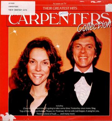 vinyl  lp   -   the caprenters  their gretest hits  beschikbaar voor biedingen