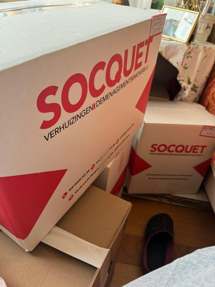 Professionele verhuisdozen, Doe-het-zelf en Bouw, Kratten en Dozen, Zo goed als nieuw, Ophalen