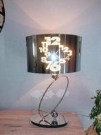 Lampe metal argenté vintage, Enlèvement