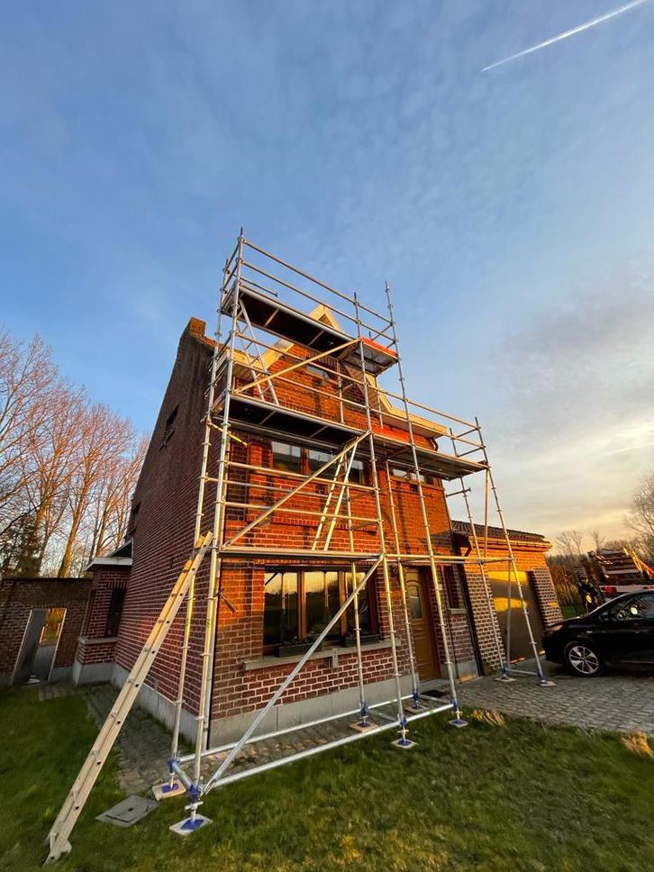 Gevelsteiger, Doe-het-zelf en Bouw, Steigers, Gebruikt, Gevelsteiger, 5 meter of hoger, Ophalen