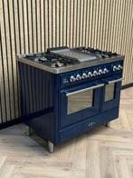 Luxe Boretti Majestic Blauw 100cm Gas Dubbele Oven, Enlèvement ou Envoi, 60 cm ou plus, Gaz, 5 zones de cuisson ou plus