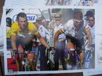 Lance Armstrong 2001 Ronde van Frankrijk Tarbes -Luz Ardiden, Ophalen of Verzenden, Zo goed als nieuw, Poster, Plaatje of Sticker