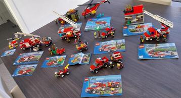 11 Lego CITY Brandweer setjes beschikbaar voor biedingen