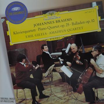 Brahms/ Klavierquartett op.25 & Balladen op.10 - Emil Gilels beschikbaar voor biedingen