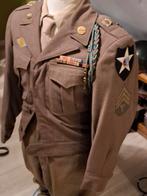 Veste d'infanterie WW2 Bike 2nd, Collections, Objets militaires | Seconde Guerre mondiale, Enlèvement ou Envoi, Armée de terre