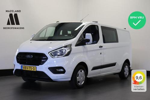 Ford Transit Custom Dubbel Cabine 2.0 TDCI 130PK L2 EURO 6 -, Auto's, Bestelwagens en Lichte vracht, ABS, Airconditioning, Centrale vergrendeling