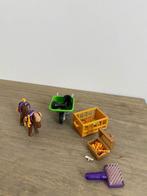 Playmobil paard en accessoires, Ophalen of Verzenden, Zo goed als nieuw, Los Playmobil