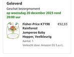 Fisher Price Rainforest Jumperoo, Kinderen en Baby's, Speelgoed | Babyspeelgoed, Zo goed als nieuw, Ophalen