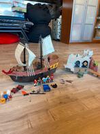 Playmobil piratenschip nr 3135 en 3139, Kinderen en Baby's, Speelgoed | Playmobil, Ophalen, Gebruikt