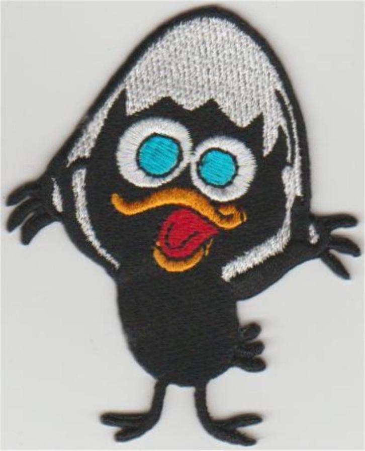 Calimero stoffen opstrijk patch embleem #2, Verzamelen, Kleding en Patronen, Nieuw, Verzenden