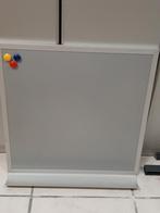 Beschrijfbaar magneetbord met houder voor stiften, Huis en Inrichting, Woonaccessoires | Memoborden, Ophalen of Verzenden, Zo goed als nieuw