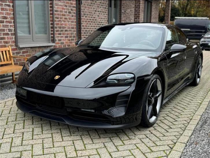 Porshe Taycan 4S (2021), Auto's, Porsche, Bedrijf, Te koop, Taycan, 360° camera, Elektrisch, Berline, 5 deurs, Automaat, Zwart