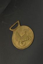 Vintage flesopener voor kinderwagen/badge, Antiek en Kunst, Ophalen of Verzenden, Brons