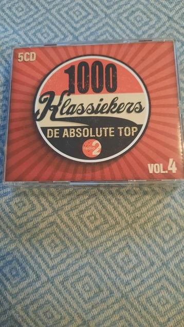 5CD Radio 2 1000 klassiekers volume 4  beschikbaar voor biedingen