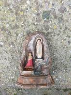 Gratis plastic religieus beeldje, Ophalen