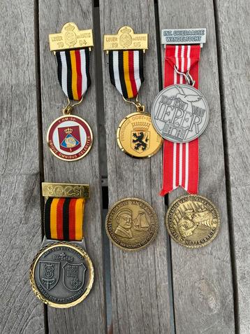 Wandel medals en munten ( 6 stuks ) beschikbaar voor biedingen