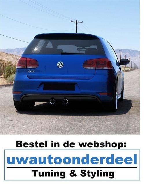 R20 look diffuser en uitlaat! Geschikt Voor Golf 6 Gti Tdi F, Auto diversen, Tuning en Styling, Verzenden