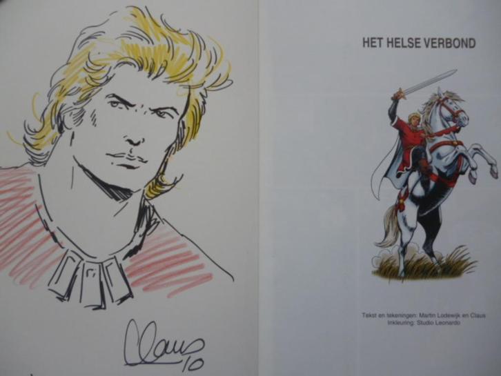 De Rode Ridder - 226 Het helse verbond + Tekening gesigneerd, Boeken, Stripverhalen, Zo goed als nieuw, Eén stripboek, Ophalen of Verzenden