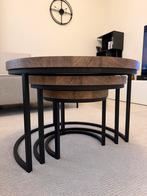 Salontafels set van 3, Huis en Inrichting, Tafels | Sidetables, Ophalen, Gebruikt, 50 tot 100 cm, 75 cm of meer