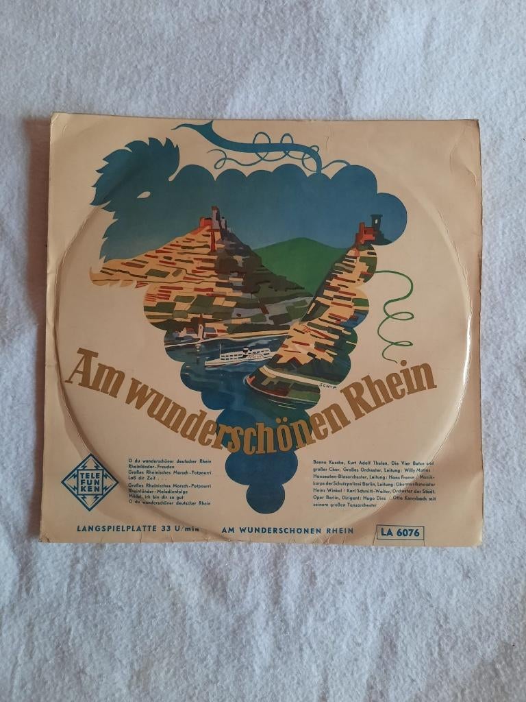 Telefunken ‘Am Wunderschönen Rhein’ (LA 6076), CD & DVD, Vinyles | Autres Vinyles, Utilisé, Autres formats, Enlèvement