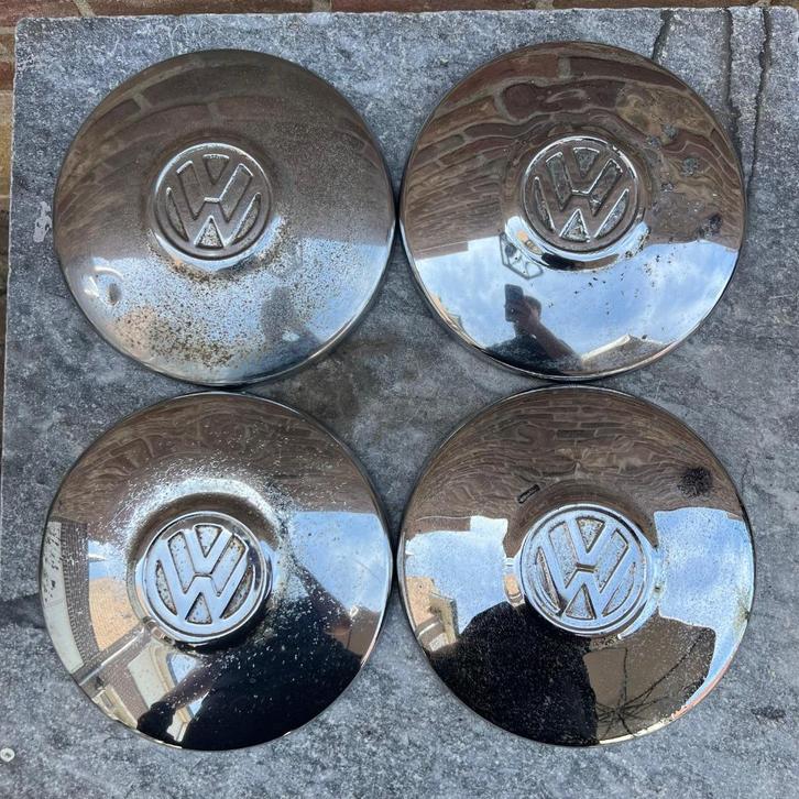 VW Chrome 4x130 Wieldop KG Kever T14 1968->, Auto diversen, Auto-accessoires, Gebruikt, Ophalen of Verzenden