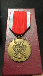 Belgique, Médaille 8e régiment de ligne (rare), Armée de terre, Enlèvement ou Envoi, Ruban, Médaille ou Ailes