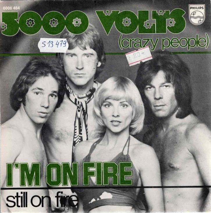 Vinyl, 7"  /  5000 Volts (Crazy People)* – I'm On Fire, CD & DVD, Vinyles | Autres Vinyles, Autres formats, Enlèvement ou Envoi