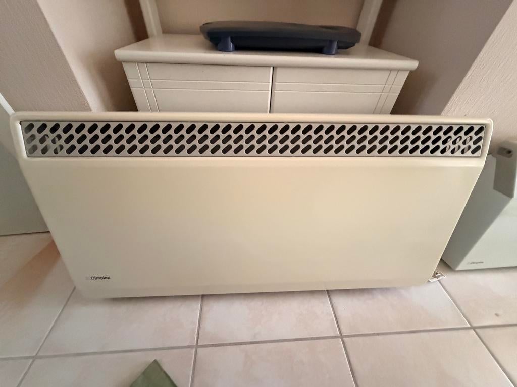2 lange elektrische radiatoren te koop., Doe-het-zelf en Bouw, Verwarming en Radiatoren, Zo goed als nieuw, Ophalen
