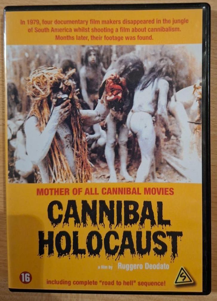 Cannibal Holocaust (DVD) - Beruchte UNCUT Versie, Cd's en Dvd's, Dvd's | Horror, Gebruikt, Overige genres, Vanaf 16 jaar, Ophalen of Verzenden