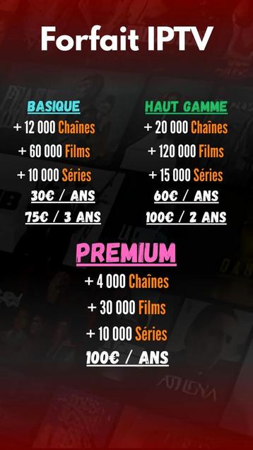 Abonnement IPTV