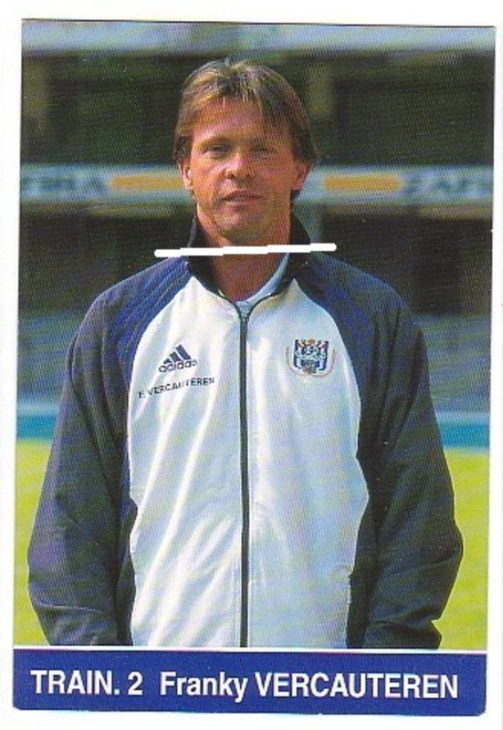 RSC Anderlecht / Foto Franky Vercauteren ( 2 ) RSCA, Verzamelen, Sportartikelen en Voetbal, Gebruikt, Spelerskaart, Verzenden