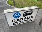 Verlicht borden vintage garage Volkswagen Kever T1, Verzamelen, Ophalen, Gebruikt