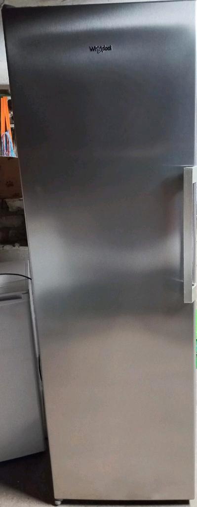 whirlpool grote diepvries inox look, Elektronische apparatuur, Vriezers en Diepvrieskisten, Gebruikt, Vrijstaand, Vrieskast, 160 cm of meer