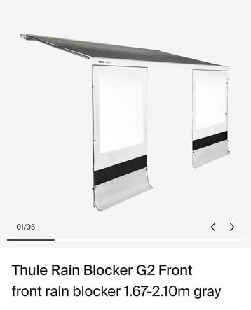 2stuks Thule rainblocker G2 front 