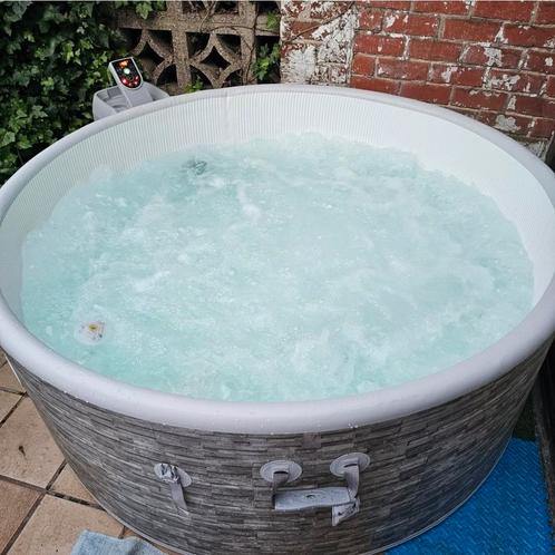 Lay-Z spa Vancouver Airjet Plus opblaasbare spa - 5 pers, Tuin en Terras, Bubbelbaden en Hottubs, Gebruikt, Opblaasbaar, Afdekzeil