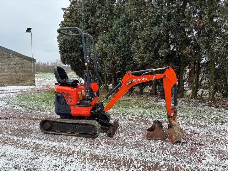 Minipelle Kubota U10-3 2019 (2 godets d'excavatrice), Articles professionnels, Machines & Construction | Industrie & Technologie
