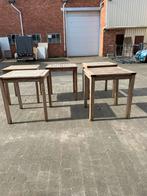 Teak tafels, Ophalen, Gebruikt