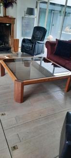 salontafel retro, Huis en Inrichting, Tafels | Salontafels, Ophalen, Gebruikt, Vierkant, Minder dan 50 cm