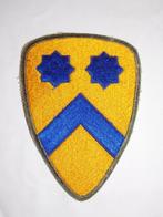 WWII US 2 cav  patch, Verzamelen, Embleem of Badge, Landmacht, Verzenden
