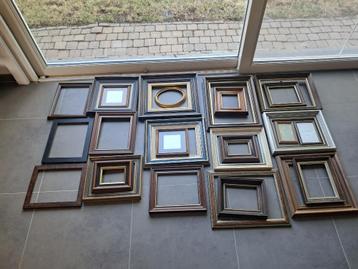 Kader leeg, lijst in hout, goud, zilver,... allerlei beschikbaar voor biedingen